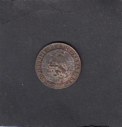 Beschrijving: 2 1/2 Cent WILHELMINA